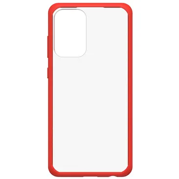 OTTERBOX REACT GALAXY A72 CLEAR/RED RETAIL ACCS (77-81608)
