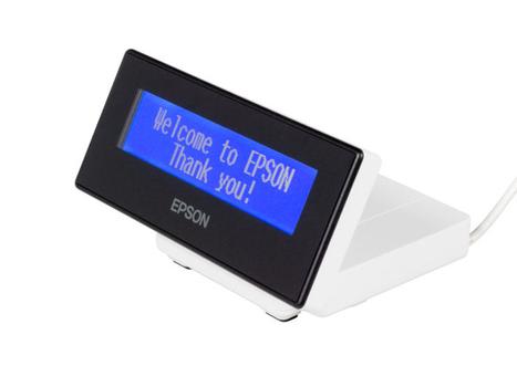 EPSON DM-D30 DISPLAY FOR TM-M30 WHITE RETAIL USB2.0 MAX40 20COL/ 2LINES IN MNTR (A61CF26101)