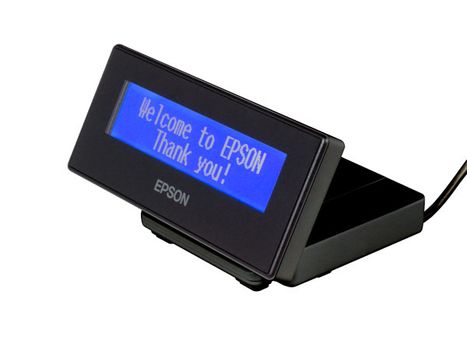 EPSON DM-D30 DISPLAY FOR TM-M30 BLACK RETAIL USB2.0 MAX40 20COL/ 2LINE  IN MNTR (A61CF26111)