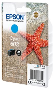 EPSON Singlepack Cyan 603 Ink (C13T03U24020)