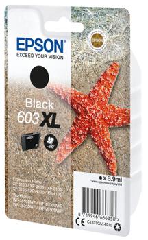 EPSON n Ink Cartridges,  603XL, Starfish, Singlepack,  1 x 8.9 ml Black, XL (C13T03A14010)