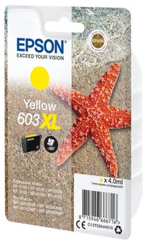 EPSON Singlepack Yellow 603XL Ink (C13T03A44020)