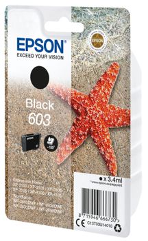 EPSON Singlepack Black 603 Ink (C13T03U14020)