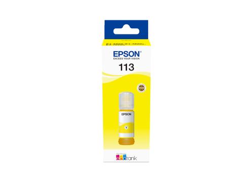 Epson EcoTank 113 - gul - original - blekkrefill (C13T06B440)