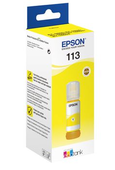 EPSON n Ink Cartridges,  113, Ink Bottle, 1 x 70.0 ml Yellow (C13T06B440)