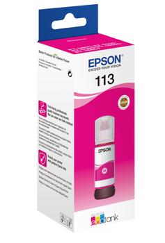 EPSON n Ink Cartridges,  113, Ink Bottle, 1 x 70.0 ml Magenta (C13T06B340)