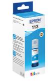 Epson EcoTank 113 - cyan - original - blekkrefill (C13T06B240)