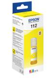 Epson EcoTank 112 - gul - original - blekkrefill (C13T06C44A)