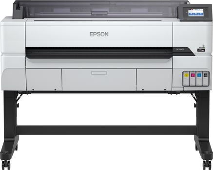 EPSON SureColor SC-T5405 Large Format Wireless Printer with stand 36inch Color 2.400 x 1.200 DPI 4 Ink Cartridges USB 3.0 LAN WIFI (C11CJ56301A0)