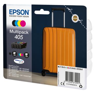 Epson 405 - 4-pack - svart, gul, cyan, magenta - original - blekkpatron (C13T05G64010)