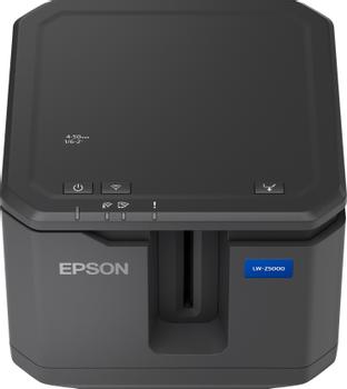 EPSON LW-Z5000BE LabelWorks TT 360 dpi Andr 4.0+/ W10 (32/64 bit)/iOS 6.0+/Auto Exchangeable/  Half / 140 x 80 dots Epson Label Editor/ 1 x 4m Tape/ Bulk Roll stand/ Main unit PSU USB cable IN (C51CH30200)
