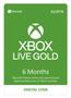 MICROSOFT MS ESD Xbox LIVE 6 Month Gold Eurozone Online ESD R17
