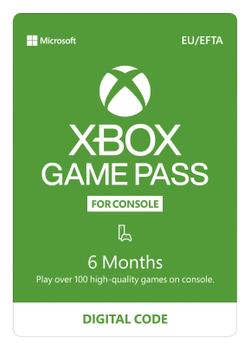 MICROSOFT Xbox Game Pass - Xbox One Gift Card (6 månader) - Ladda ner - ESD (S3T-00004)