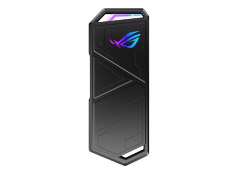 ASUS ROG Strix Arion M.2 NVMe SSD Enclosure USB3.2 GEN2 Type-C 10Gbps Aura Sync RGB USB-C to C Cable Thermal Pads (90DD02H0-M09010)