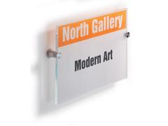 DURABLE Dørskilt DURABLE Crystal Sign 297x210mm