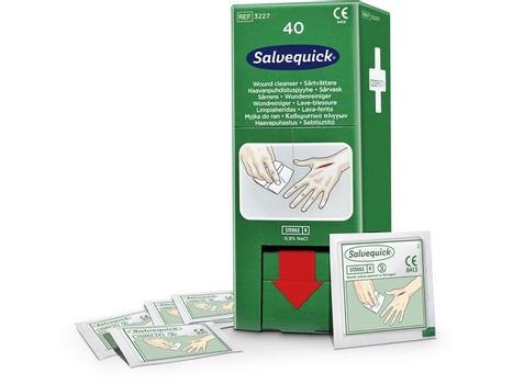 SALVEQUICK Sårrens SALVEQUICK våtserviett ref. (40) (3227)