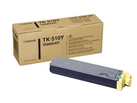 KYOCERA TK510Y Yellow Toner Cartridge 8k pages - 1T02F3AEU0 (1T02F3AEU0)