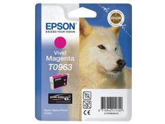 EPSON T0963 ink cartridge vivid magenta standard capacity 11.4ml 1-pack blister without alarm
