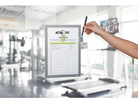 DURABLE Ramme selvhæft. DURAFRAME NOTE A4 sølv (499323)