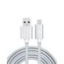 SIGN SiGN USB to Lightning Cable, 2.1A, 2m, Nylon - Silver