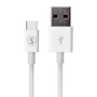 SIGN USB-A to USB-C Cable for Fast Charging 2.4A, 1m - White