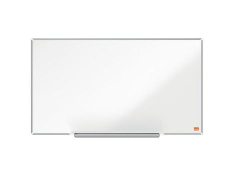 NOBO Whiteboard Impression Pro Widescreen 32" emaljerad magnetisk tavla Whiteboard tavla 71x40 cm, InvisaMount™ upphängningssystem,  25 års garanti (1915248)