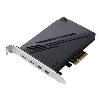 ASUS ThunderboltEX 4 PCIe Expansion card - 2 x Thunderbolt 4 (USB-C, 40 Gbps, 100W QC), 2 x miniDP (90MC09P0-M0EAY0)