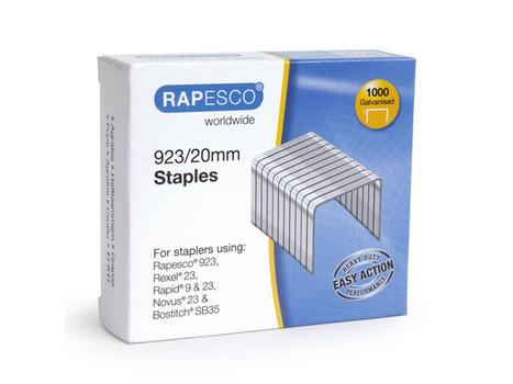 Rapesco Heftestift RAPESCO galv. 923/20 (1000) (1241)