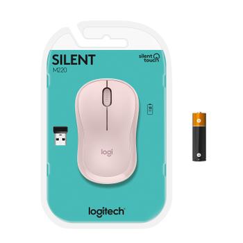 LOGITECH M220 - ROSE - EMEA . PERP (910-006129)