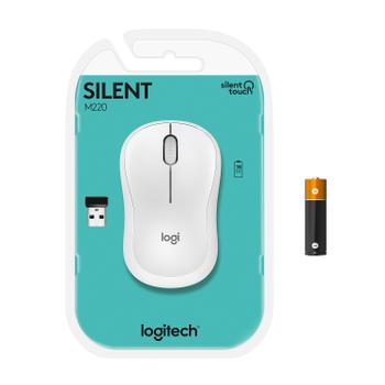 LOGITECH M220 - OFFWHITE - EMEA . PERP (910-006128)