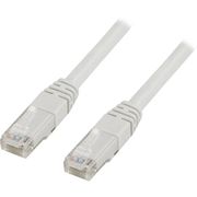 DELTACO Kabel nätverk UTP cat6 oskärmad RJ45 1m VIT