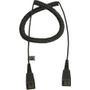 JABRA Cord - QD to QD extension cord2m coiled