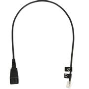 JABRA a - Headset cable - RJ-10 male to Quick Disconnect male - 0.5 m