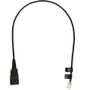 JABRA a - Headset cable - RJ-10 male to Quick Disconnect male - 0.5 m