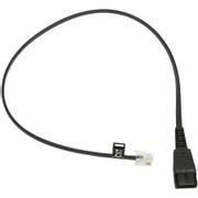 JABRA a - Headset cable - RJ-10 male to Quick Disconnect male - charcoal - for Jabra GN 2100, GN 2200 Duo, GN 2200 Mono