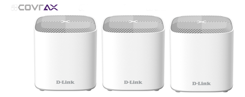 D-LINK Covr Whole Home COVR-X1863 - Wi-Fi system (3 routers) - up to 600 sq.m - mesh - GigE - 802.11a/ b/ g/ n/ ac/ ax - Dual Band (COVR-X1863)