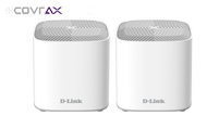 D-LINK Covr Whole Home COVR-X1862 - Wi-Fi system (2 routers) - up to 420 sq.m - mesh - GigE - 802.11a/ b/ g/ n/ ac/ ax - Dual Band (COVR-X1862)