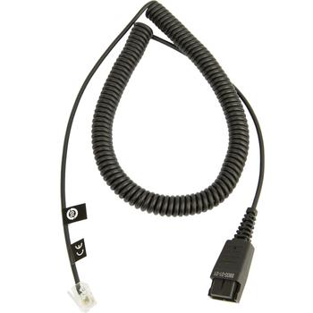 JABRA QD Cord to RJ10, coiled, 0,5 - 2 meters, standard-allocation (8800-01-01)