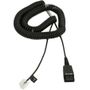 JABRA QD Cord to special-Plug RJ45 coiled 0.5 - 2 Meter for Siemens Open Stage