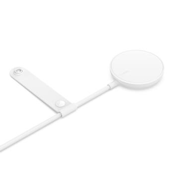 BELKIN MAGNETIC WIRELESS CHARGER PAD WITH PSU WHITE CHAR (WIA005VFWH)