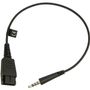 JABRA a - Headset adapter - mini jack male to Quick Disconnect male - for SPEAK 410, 410 MS