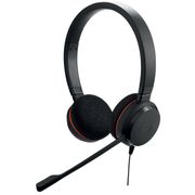 JABRA EVOLVE 20 UC Stereo USB Headband Noise cancelling USB connector with mute-button and volume control on the cord
