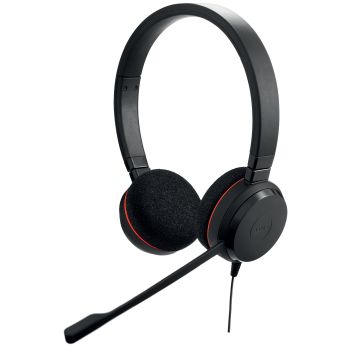JABRA Evolve 20 UC stereo Headset on-ear wired USB-C noise isolating (4999-829-289)