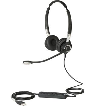 JABRA a BIZ 2400 II USB Duo CC - Headset - on-ear - convertible - wired - USB (2499-829-309)