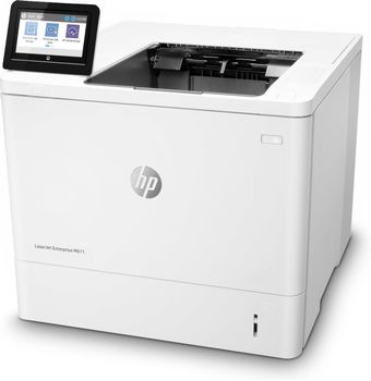 HP P LaserJet Enterprise M611dn - Printer - B/W - Duplex - laser - A4/Legal - 1200 x 1200 dpi - up to 61 ppm - capacity: 650 sheets - USB 2.0, Gigabit LAN, USB 2.0 host (7PS84A#B19)