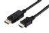 LinkIT DisplayPort til HDMI  3 m m/lyd Med lyd, Svart, Vesrjon 1.2/2.0