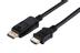 LinkIT DisplayPort til HDMI 2 m m/lyd Med lyd. Svart, Versjon 1.2/2.0