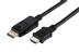 LinkIT DisplayPort till HDMI-kabel m/ljud 2m (svart) Med ljud, version 1.2/2.0