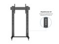 MULTIBRACKETS M Public Display Stand 210 Dual Pillar Wheelbase Black (7350073732753)