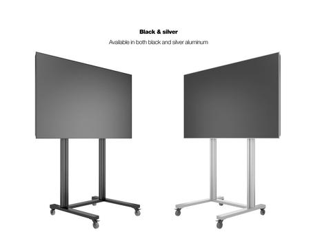 MULTIBRACKETS M Public Display Stand 210 Dual Pillar Wheelbase Black (7350073732753)